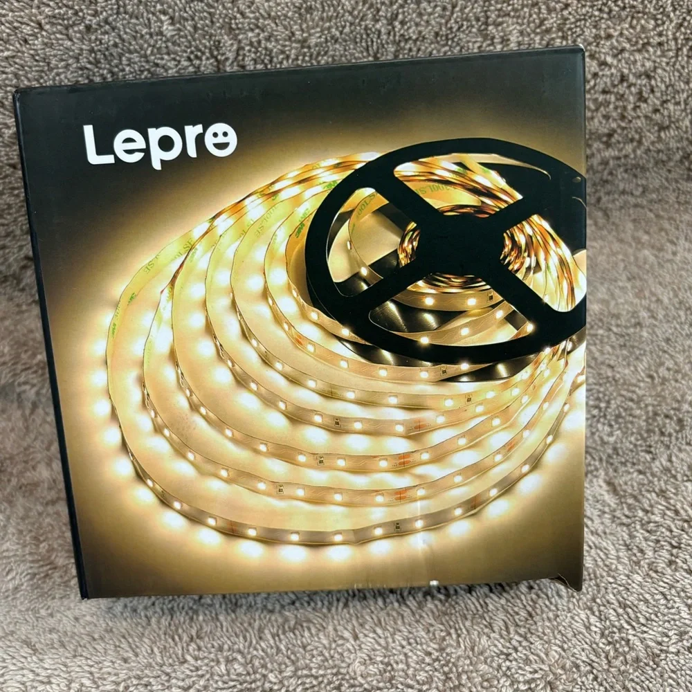 Lepro LED Strip Light, 32.8Ft‎ Dimmable Vanity Lights, 3000K Super Bright